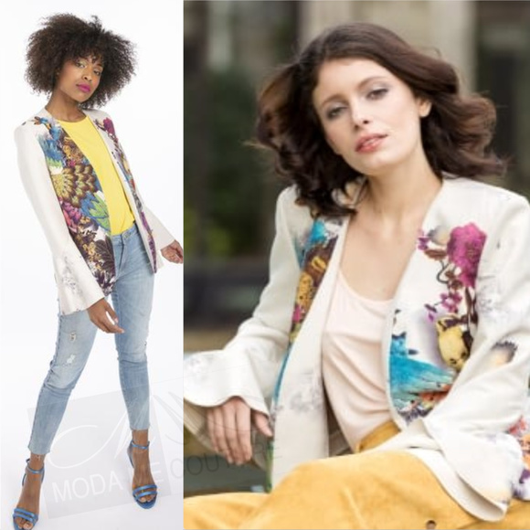 Peacock Statement Suede Jacket - Picture 4 of 4